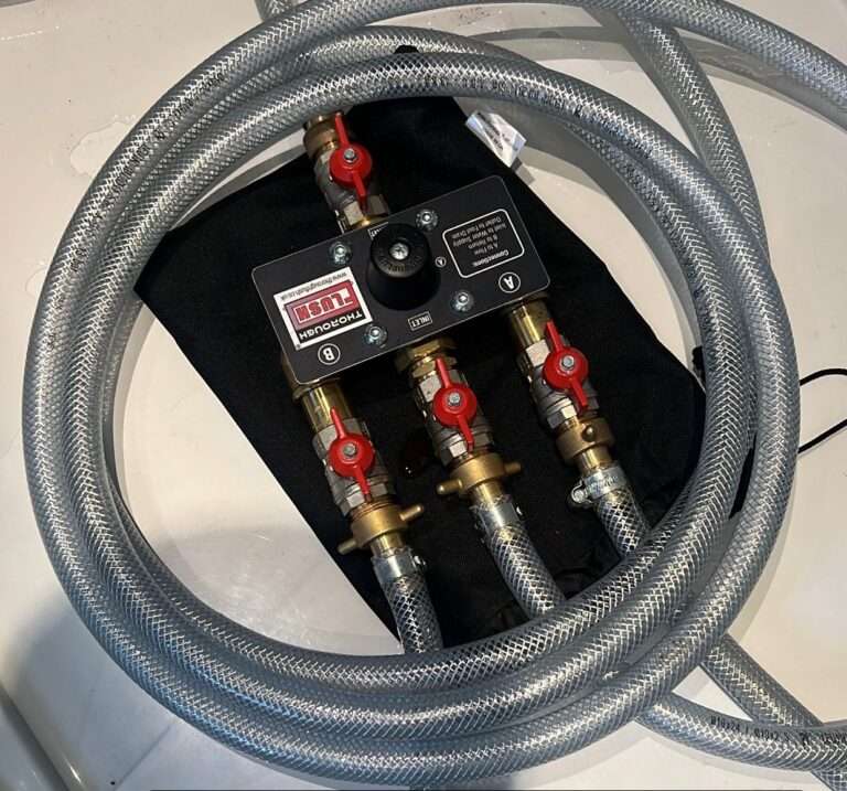 system clean removing sludge from central heating system
