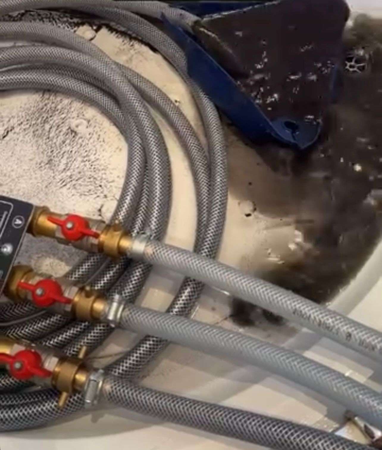 Bath Eco Heat carrying out a central heating system clean